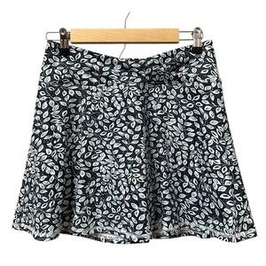 LouKeith Skort Women's Medium Floral Blue Activewear with Pocket